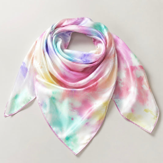 Silky Colorful Scarf