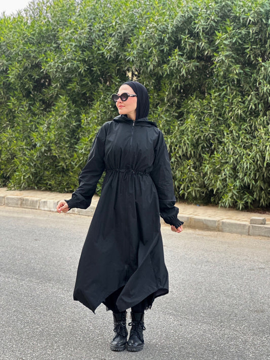 Black Rain Coat