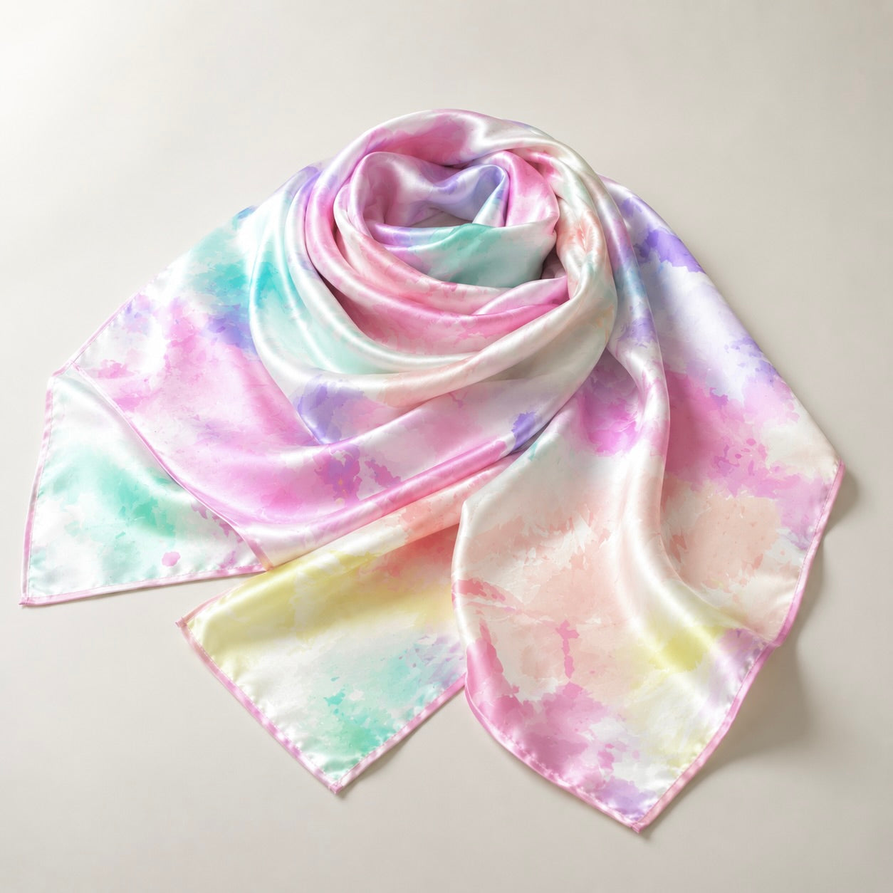 Silky Colorful Scarf