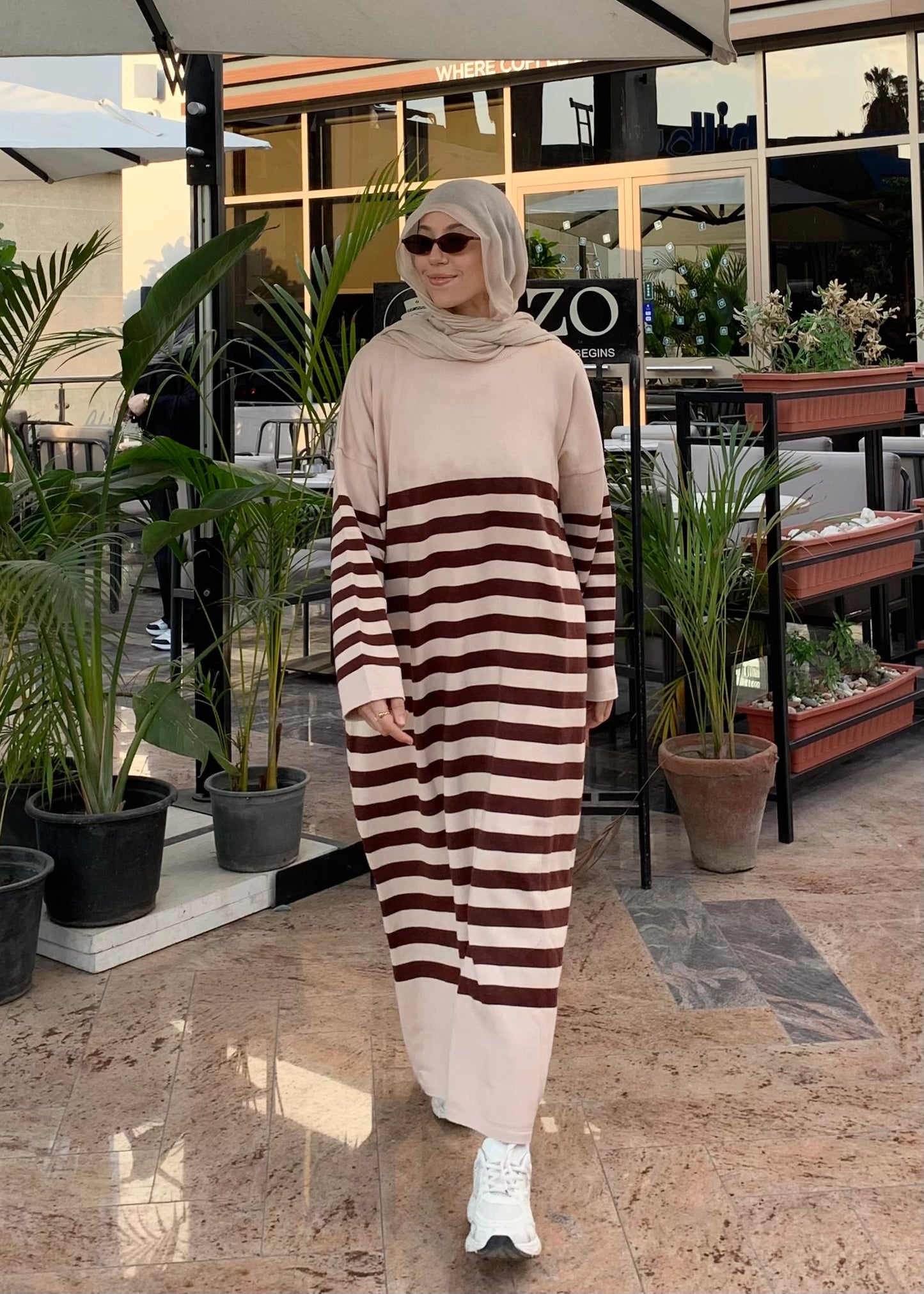 Striped Knit dress