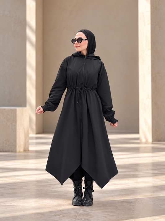Black Rain Coat