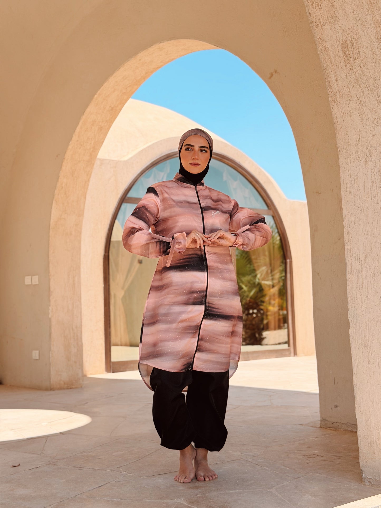 Mocha Blend Waterproof Burkini