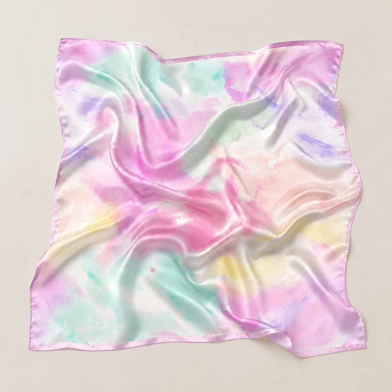 Silky Colorful Scarf