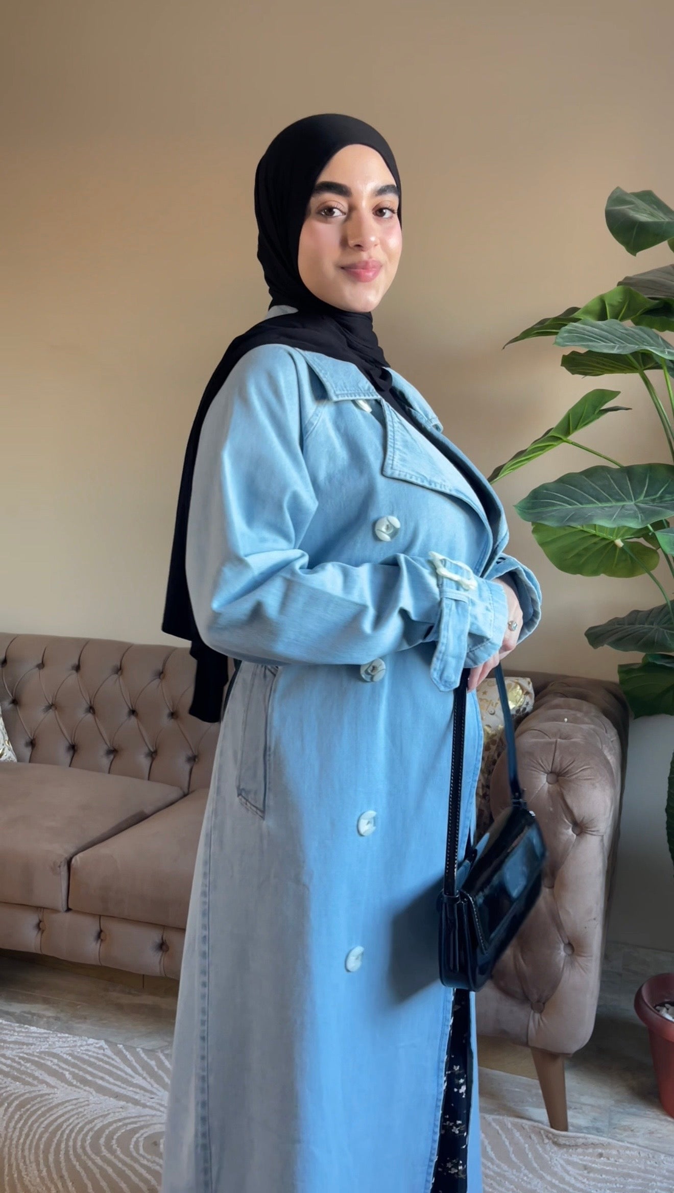 The Denim Trench Dress