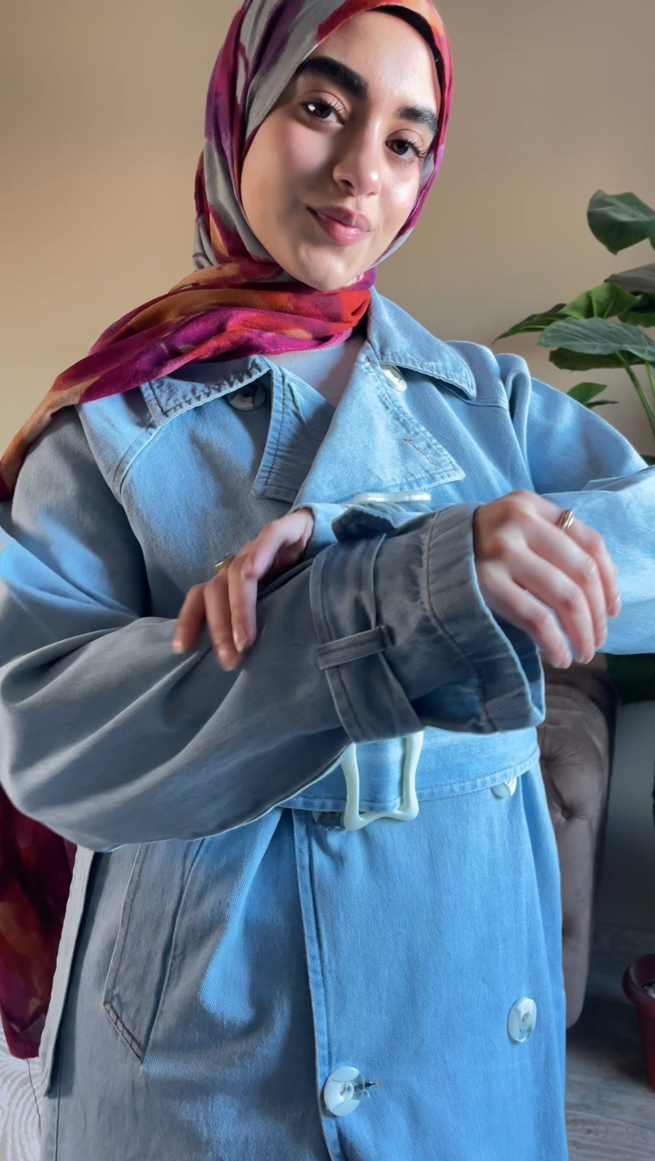 The Denim Trench Dress