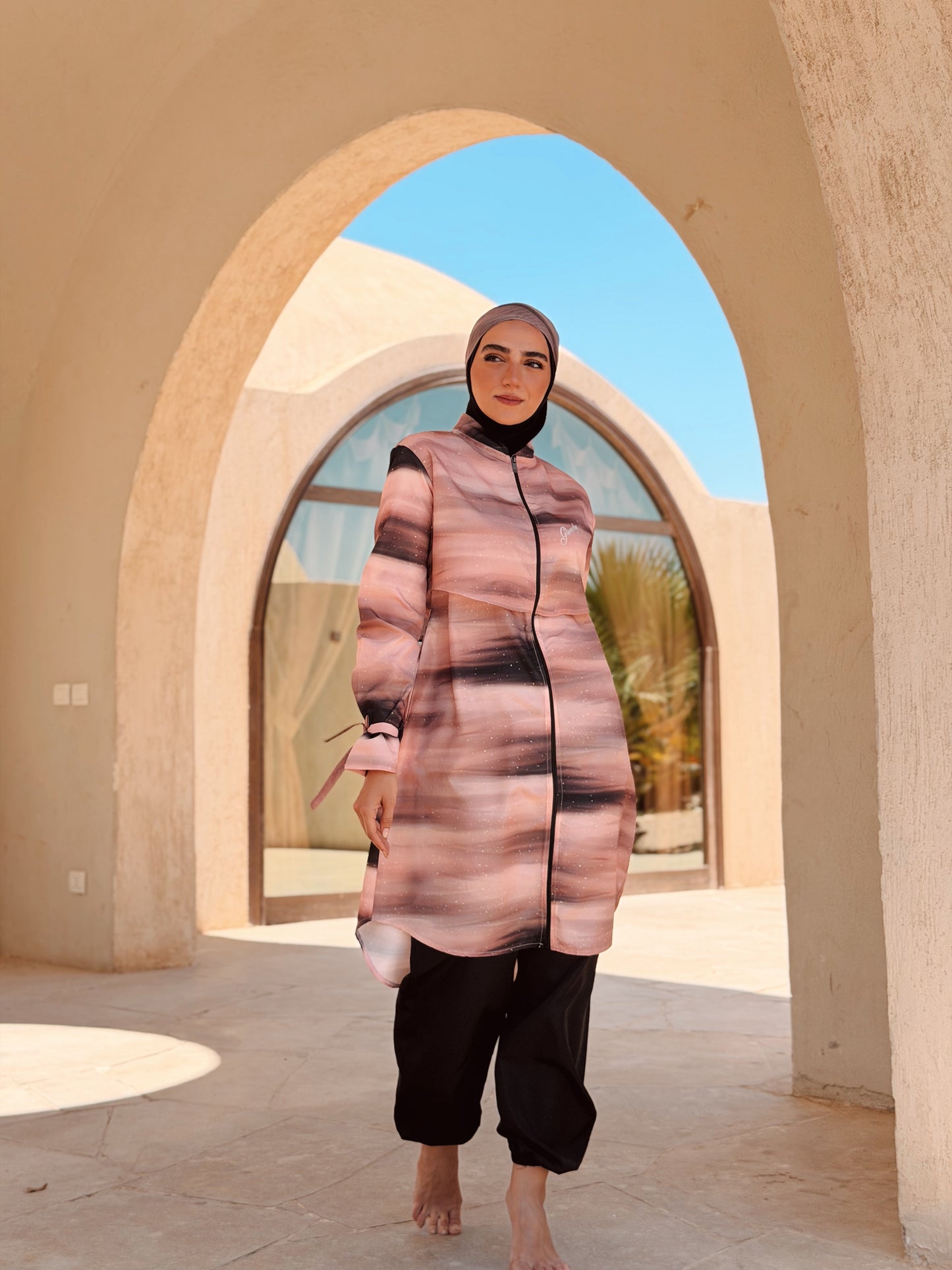 Mocha Blend Waterproof Burkini