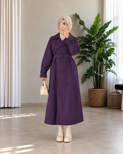 Fully Lined Trench Dress