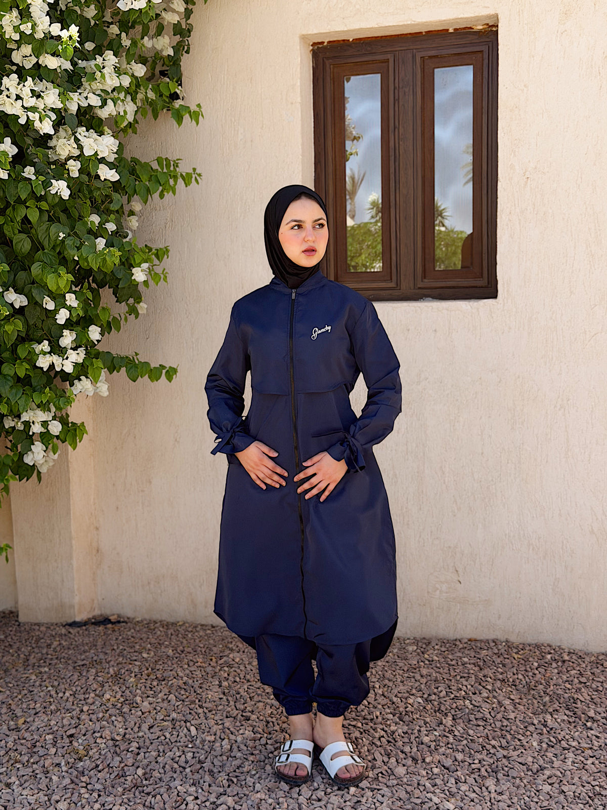 Everyday Waterproof Burkini - Navy Blue