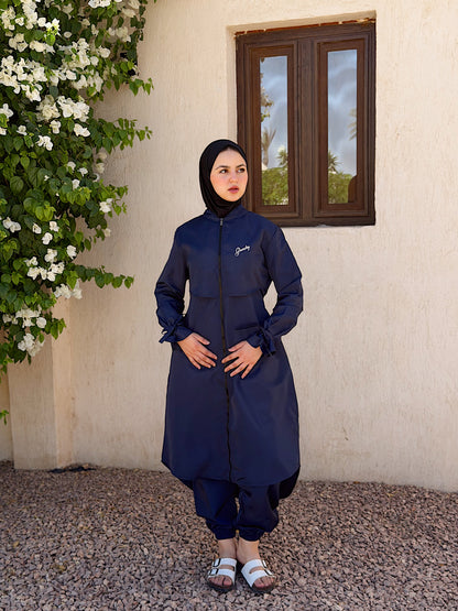 Everyday Waterproof Burkini - Navy Blue