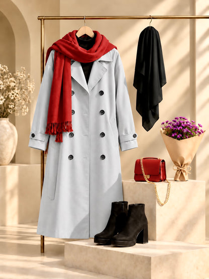 Fully Lined Trench Dress