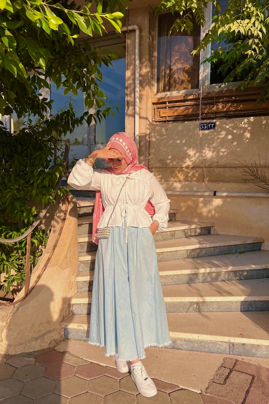 Ribbon blouse