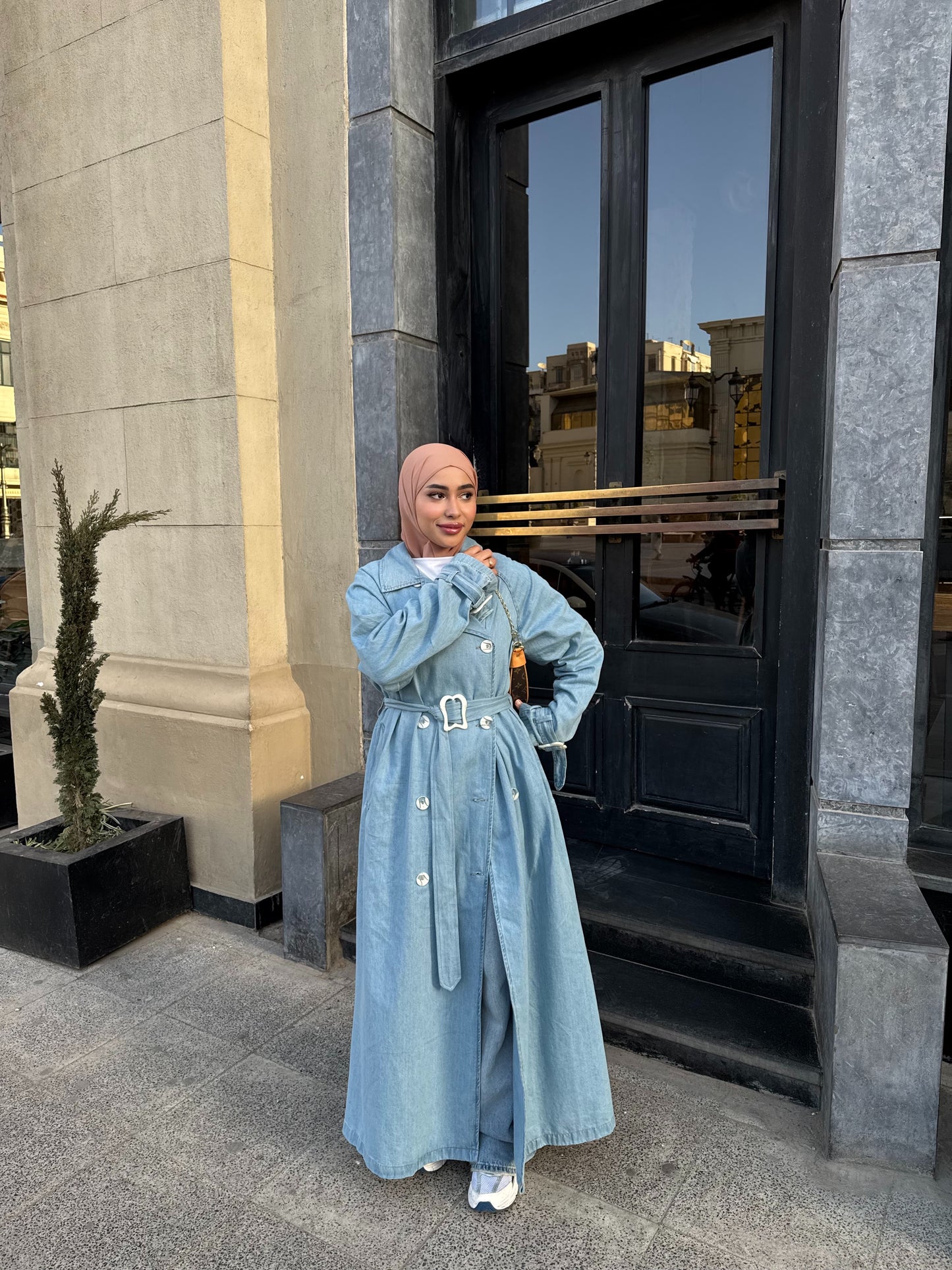The Denim Trench Dress