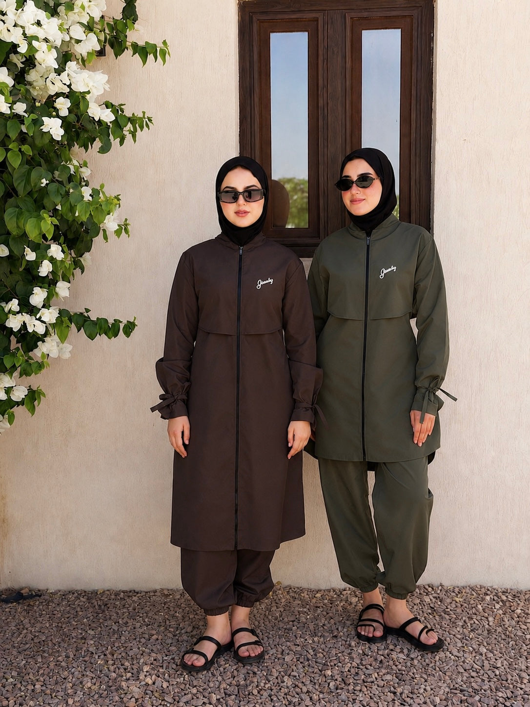 Everyday Waterproof Burkini - Olive green