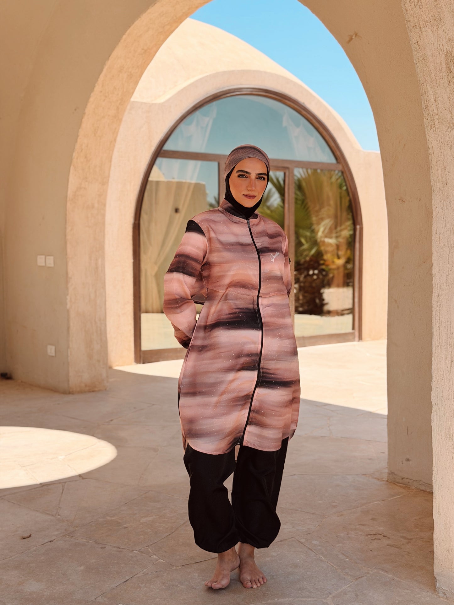 Mocha Blend Waterproof Burkini