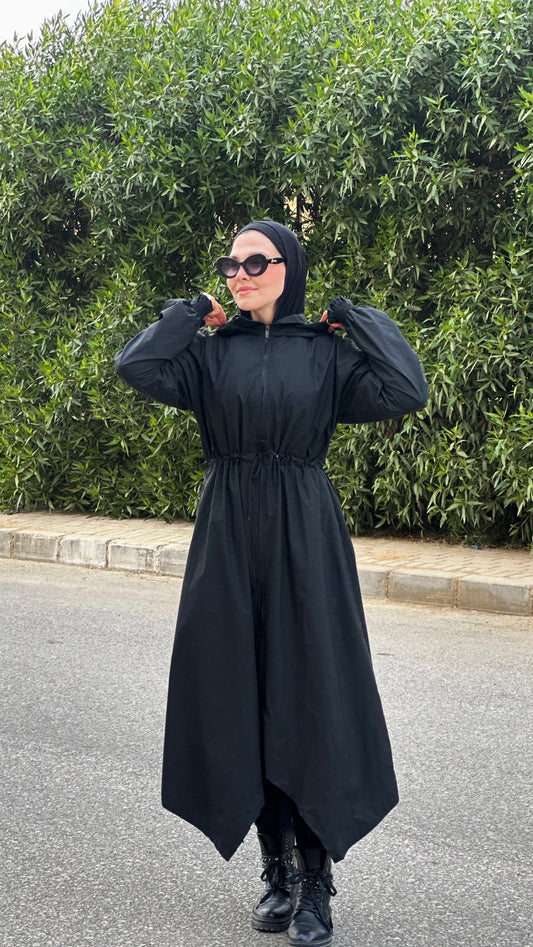 Black Rain Coat