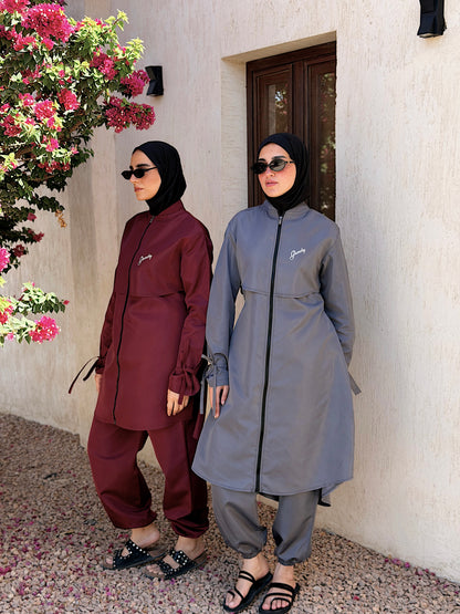 Everyday Waterproof Burkini - Grey