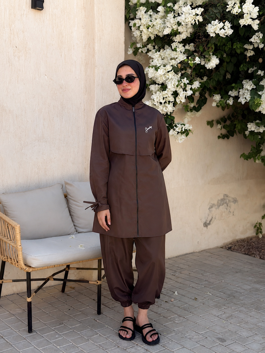 Everyday Waterproof Burkini - Brown
