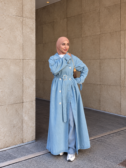 The Denim Trench Dress