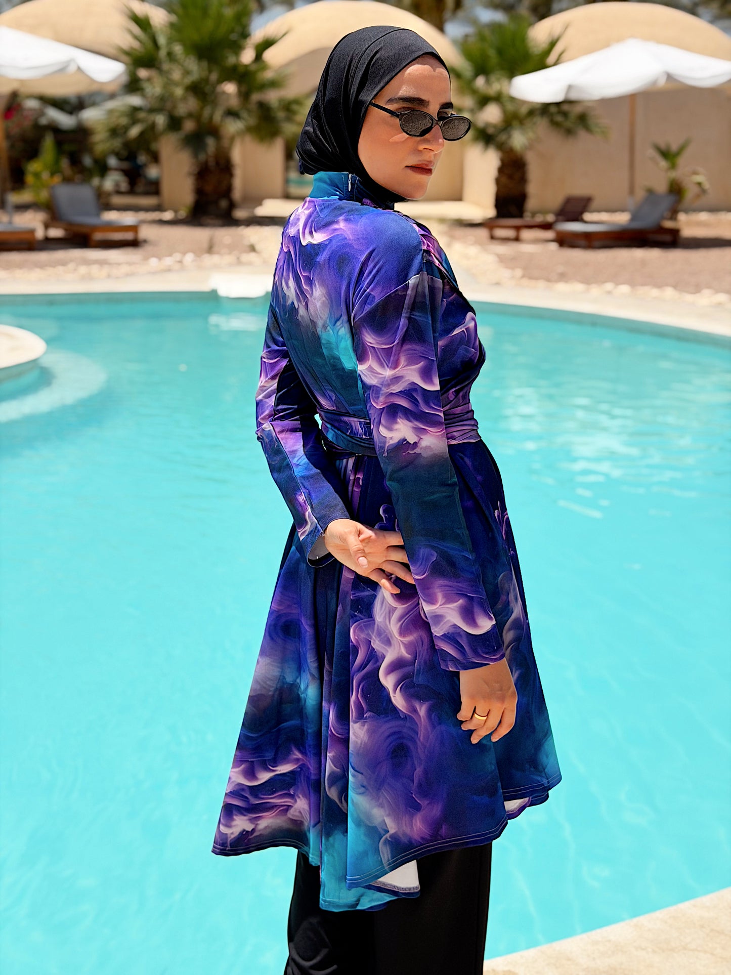 Mystic Waves Lycra Burkini