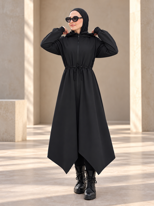 Black Rain Coat