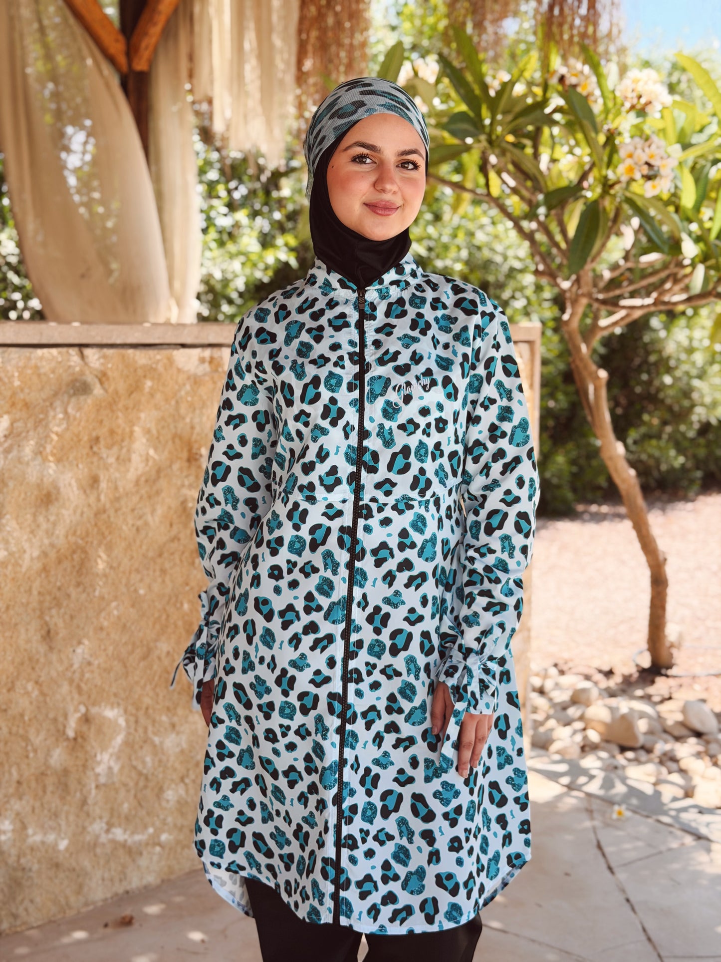Leopard Glow Waterproof Burkini
