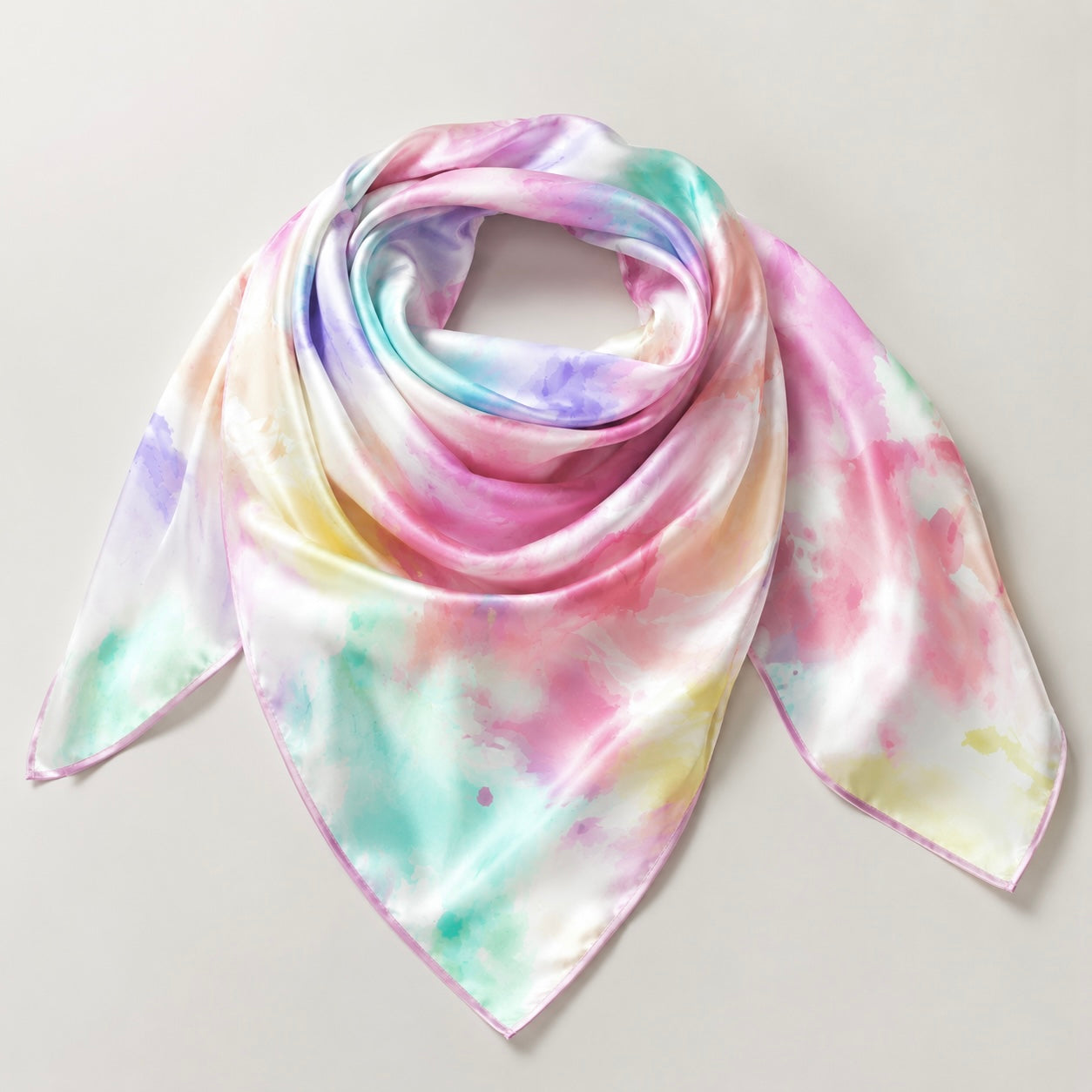 Silky Colorful Scarf