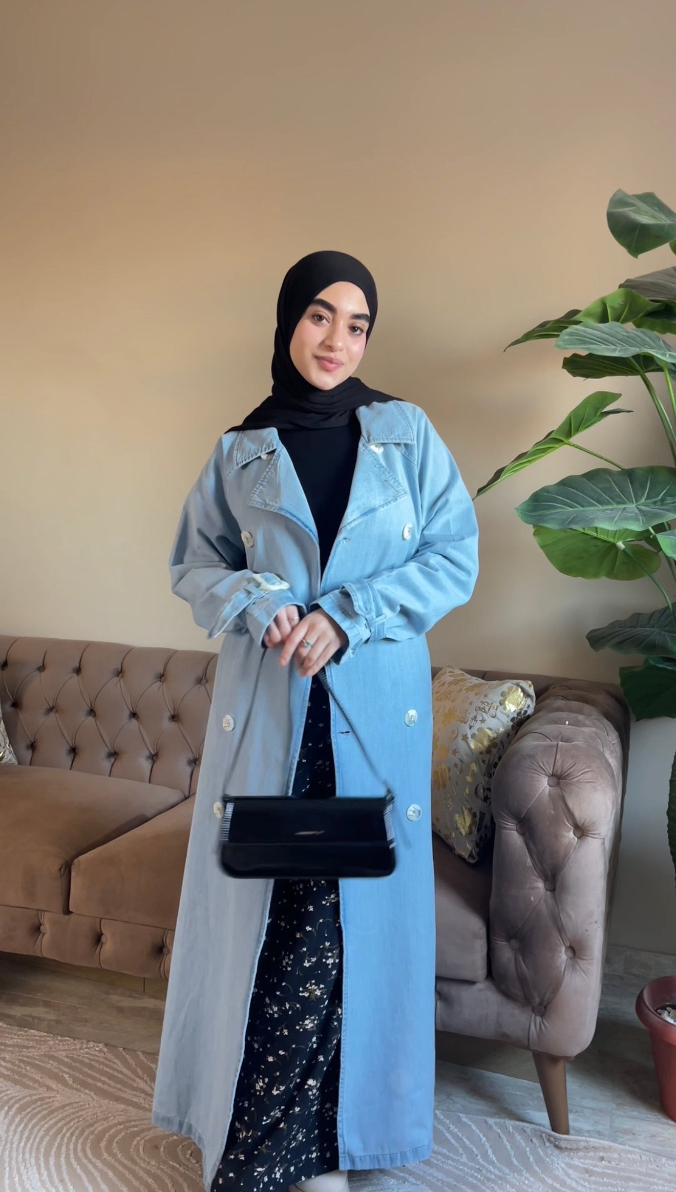 The Denim Trench Dress
