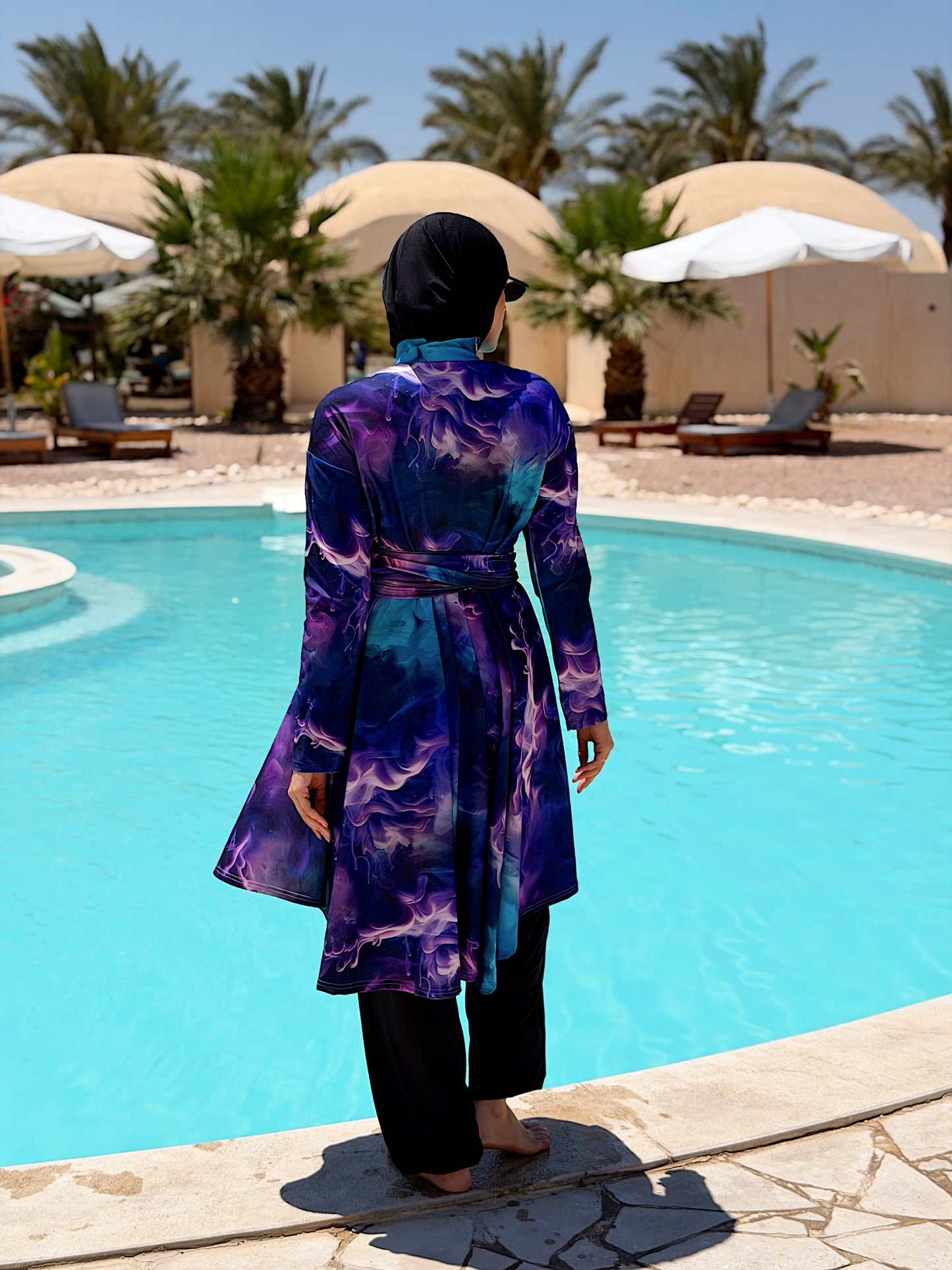 Mystic Waves Lycra Burkini