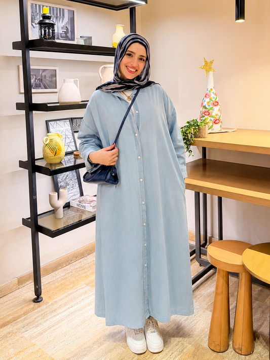 Denim Shirt Dress