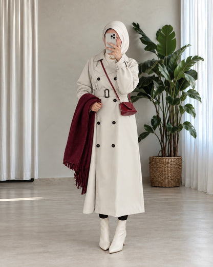 Fully Lined Trench Dress