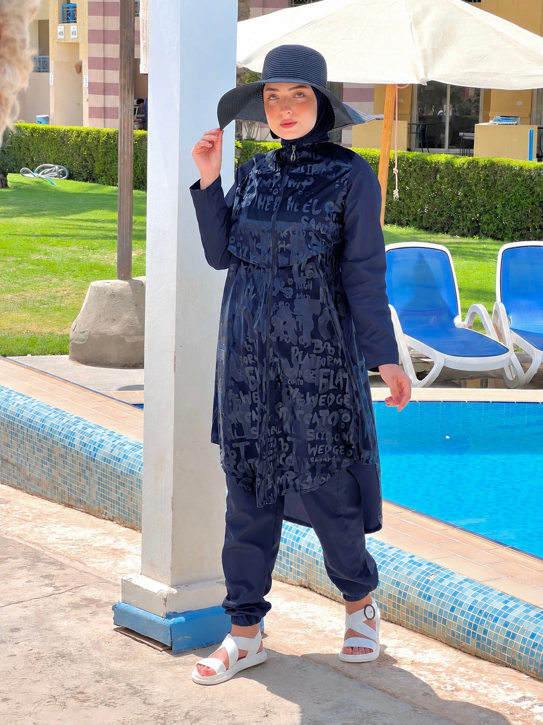 Shiny Letters Burkini