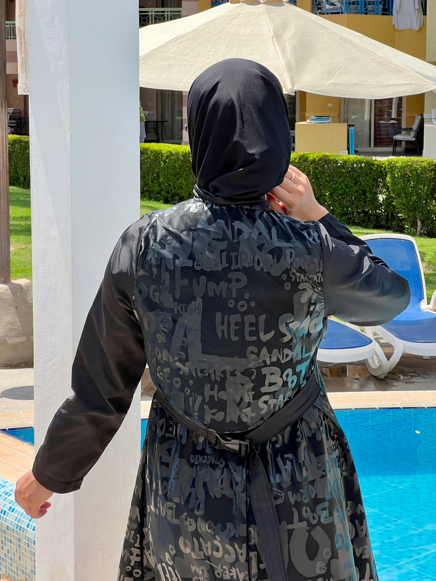 Shiny Letters Burkini