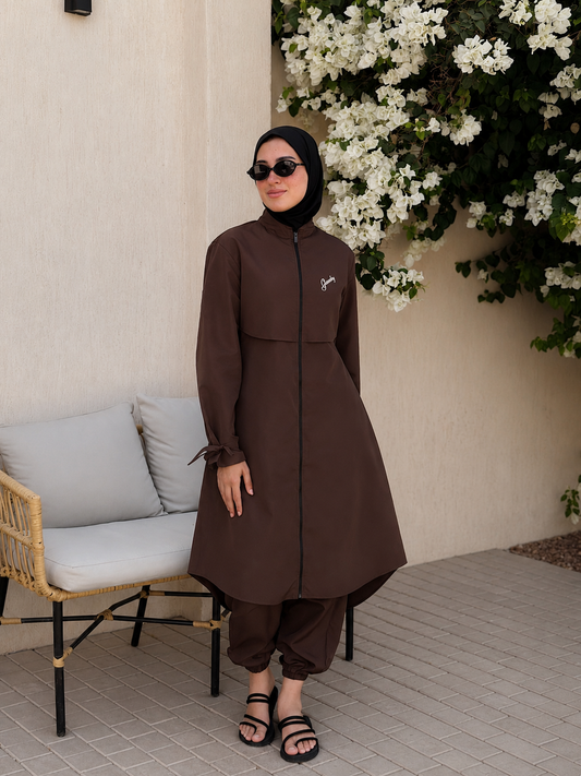 Everyday Waterproof Burkini - Brown