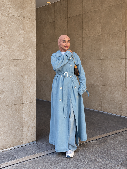 The Denim Trench Dress