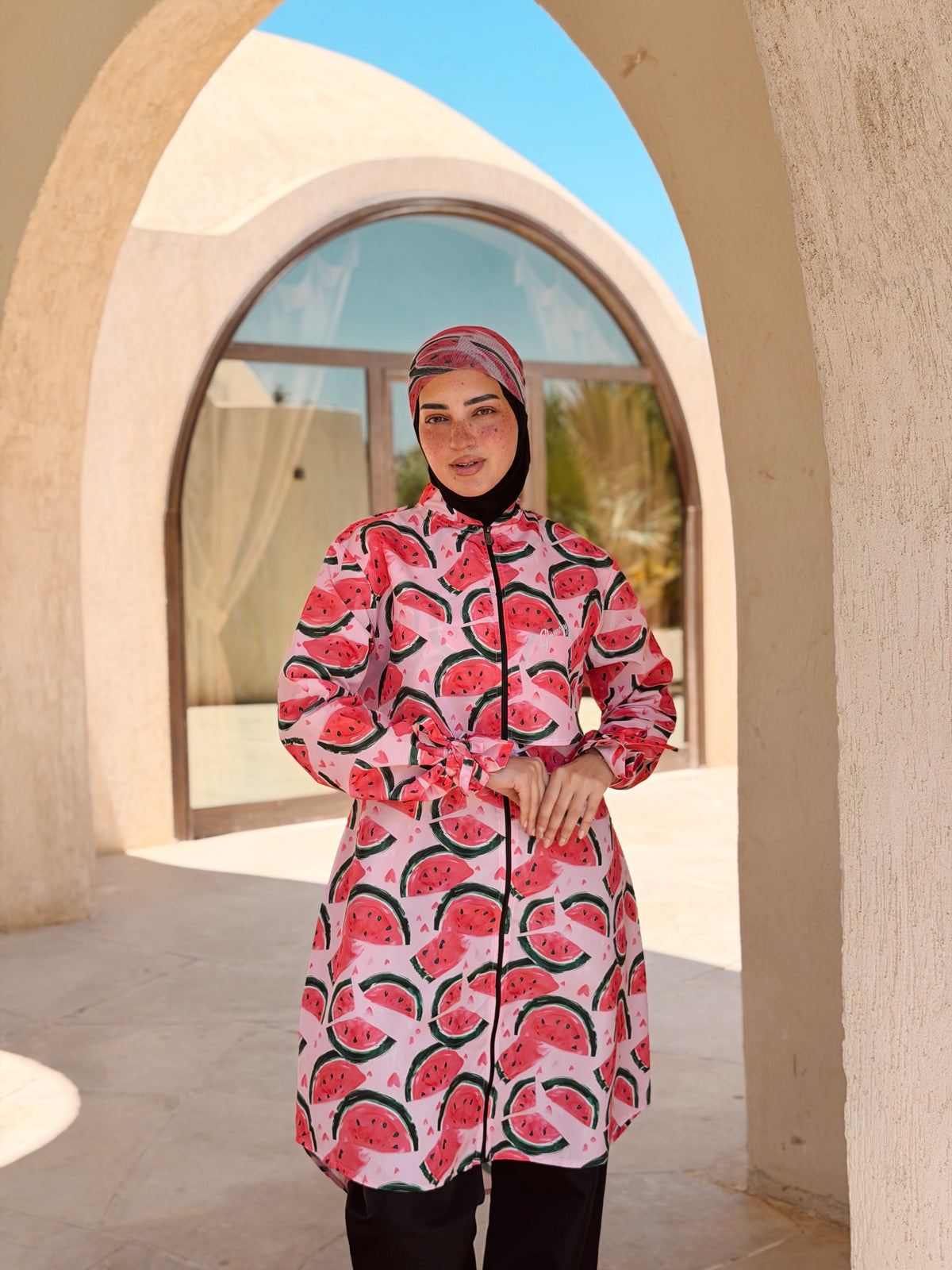 Watermelon Splash Waterproof Burkini