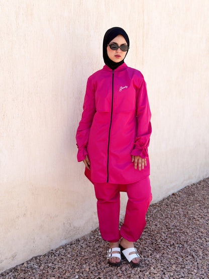 Everyday Waterproof Burkini - Hot Pink