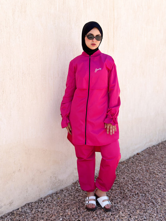 Everyday Waterproof Burkini - Hot Pink