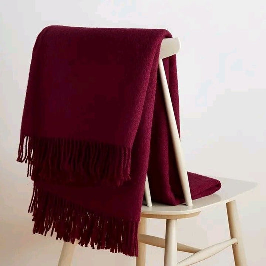 Burgundy scarf
