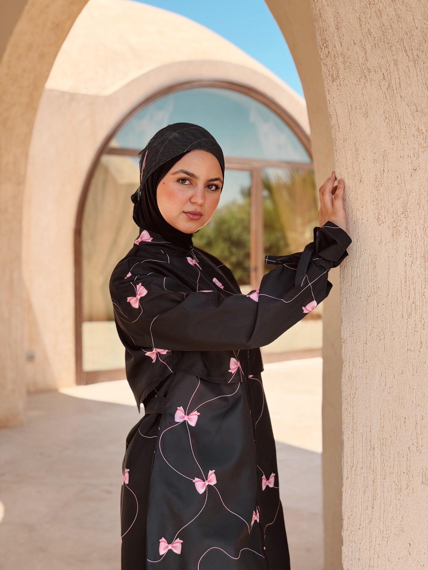 Pink Bows Waterpoof Burkini