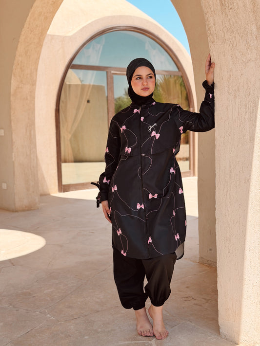 Pink Bows Waterpoof Burkini
