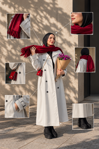 Fully Lined Trench Dress