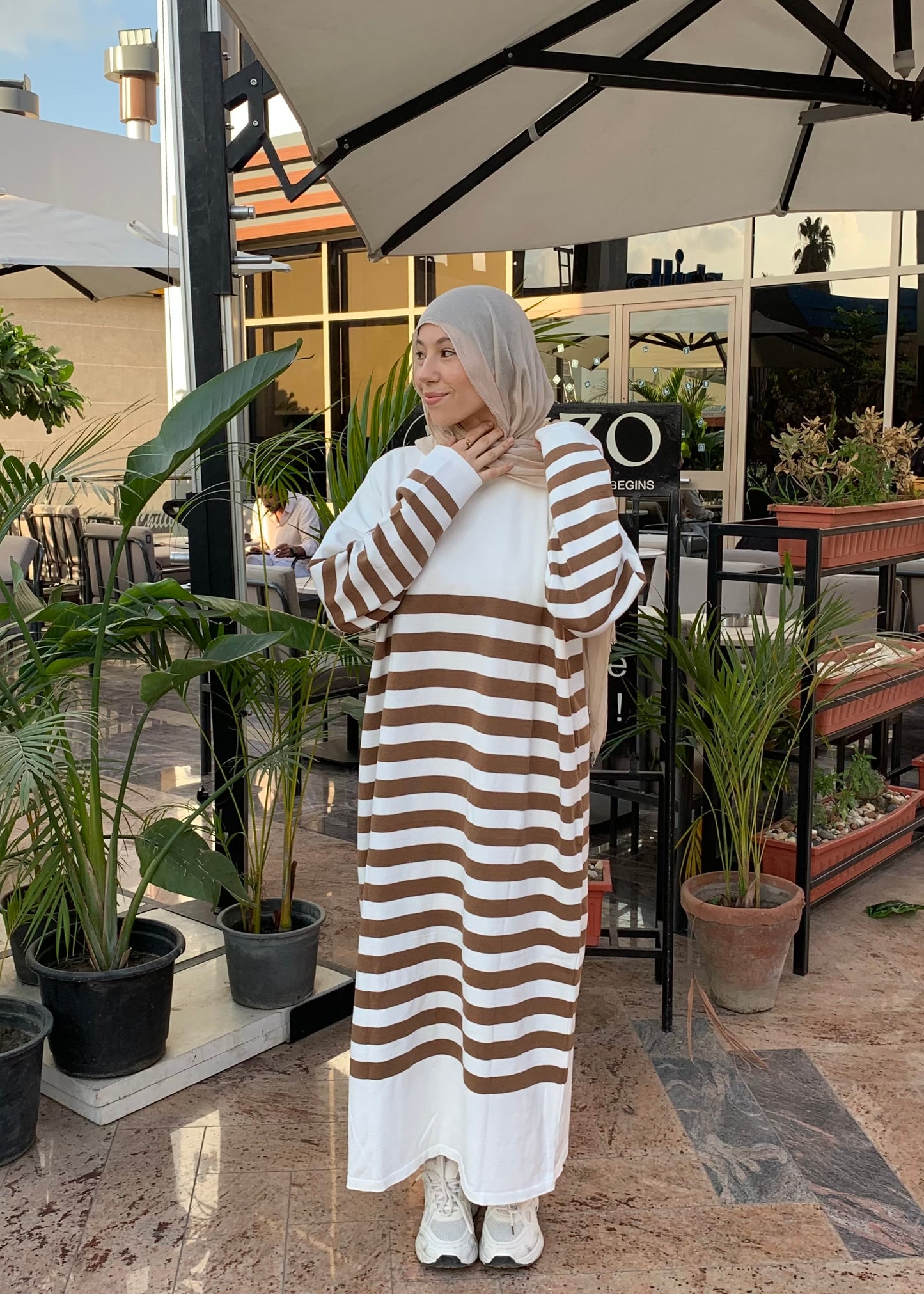 Striped Knit dress