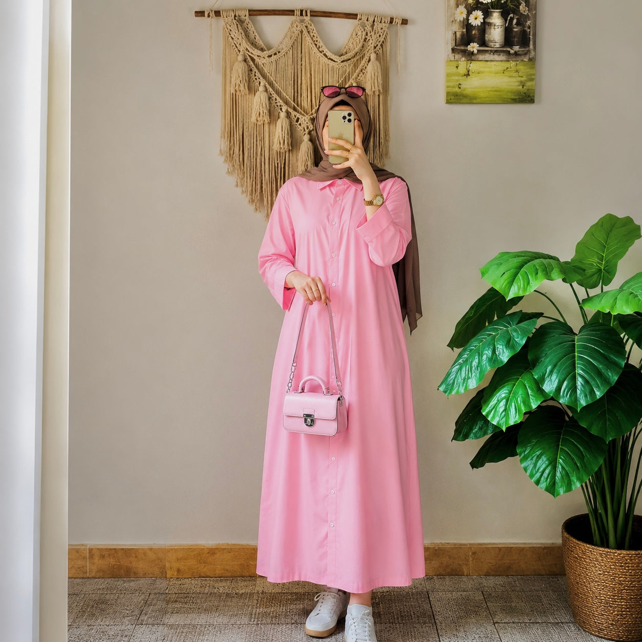 Pastel Breeze Shirt Dress
