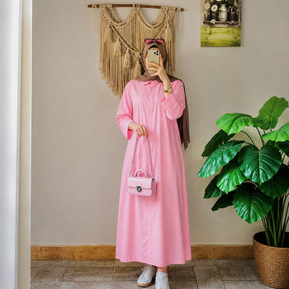 Pastel Breeze Shirt Dress