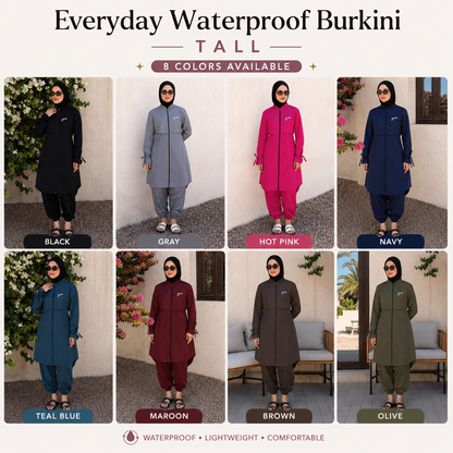 Everyday Waterproof Burkini - Brown