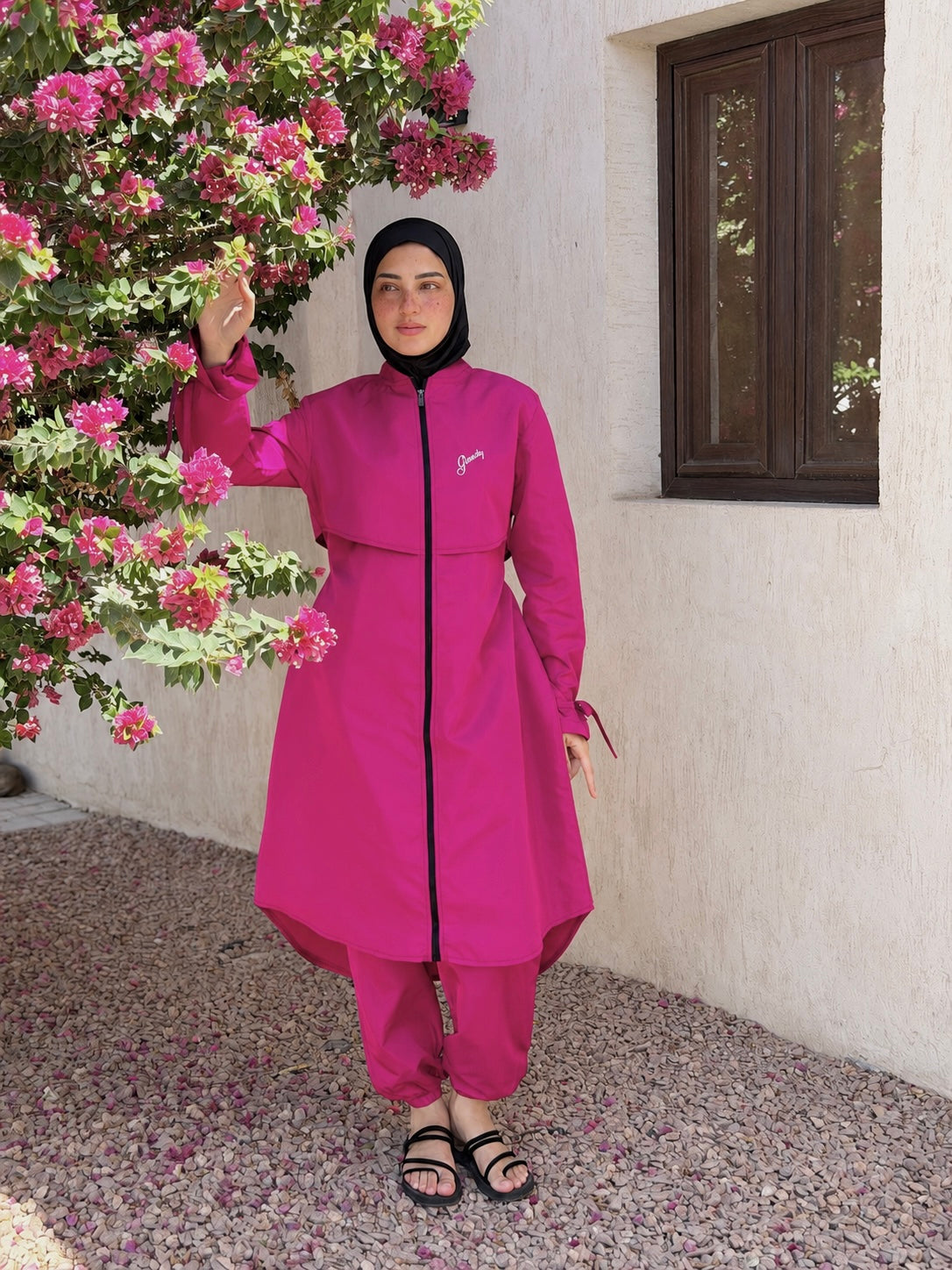 Everyday Waterproof Burkini - Hot Pink