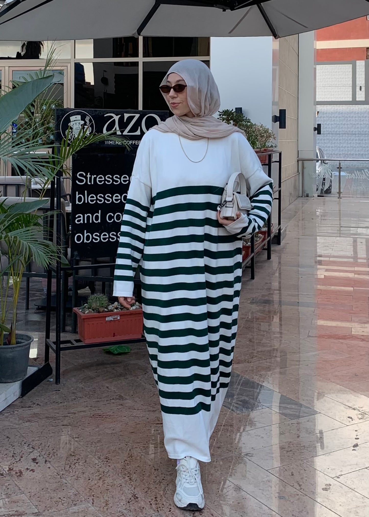 Striped Knit dress