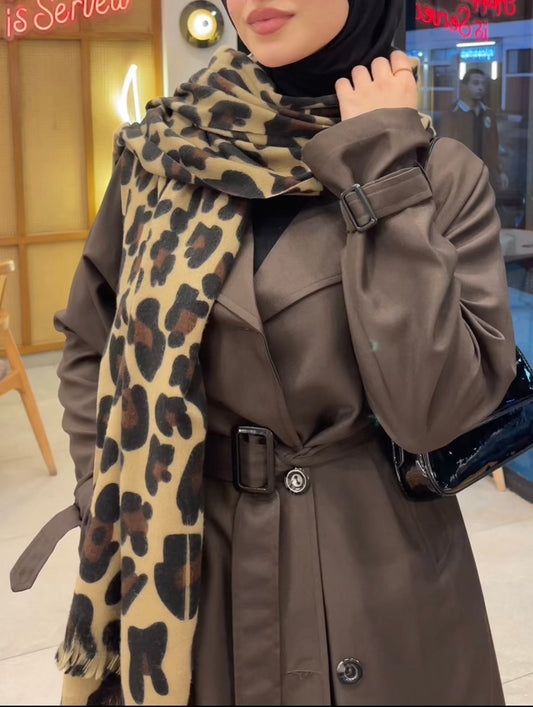 Mocha Tiger Scarf