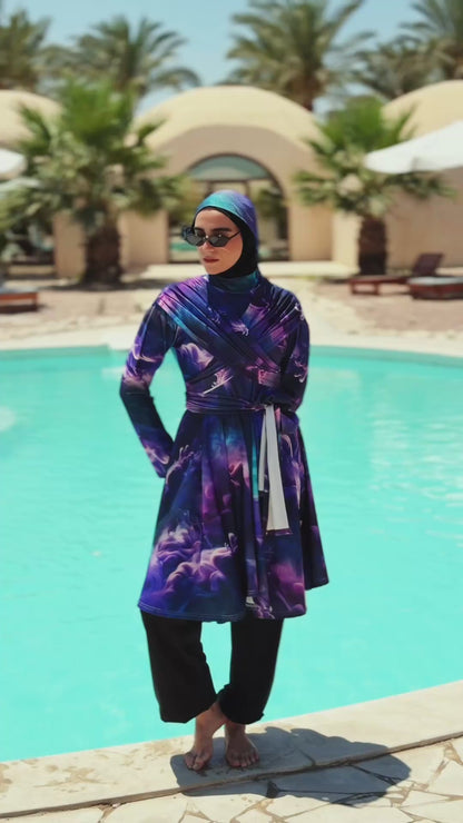 Mystic Waves Lycra Burkini