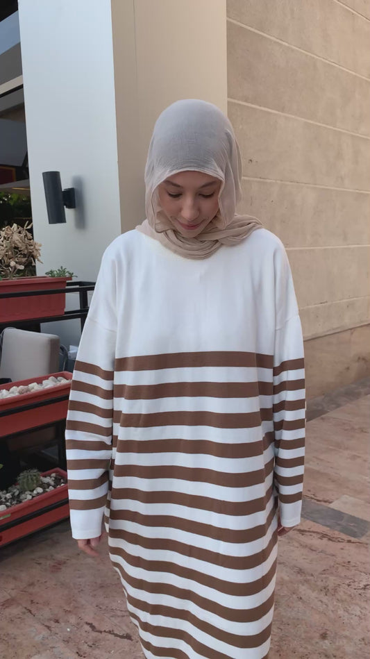 Striped Knit dress